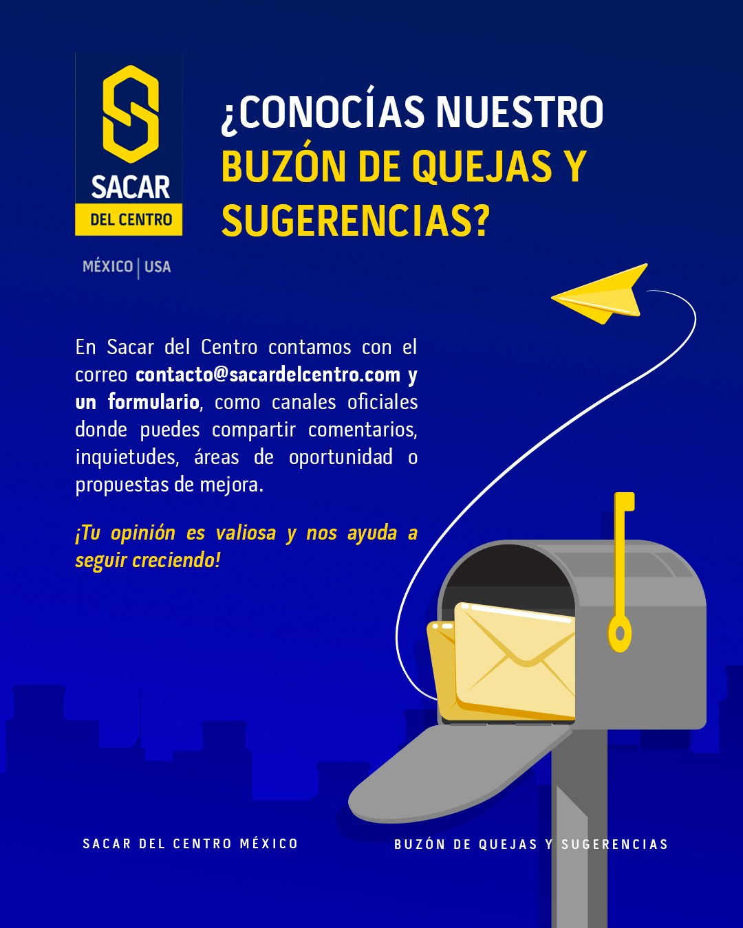 Publicación fijada de Instagram 1 (@sacardelcentromx)