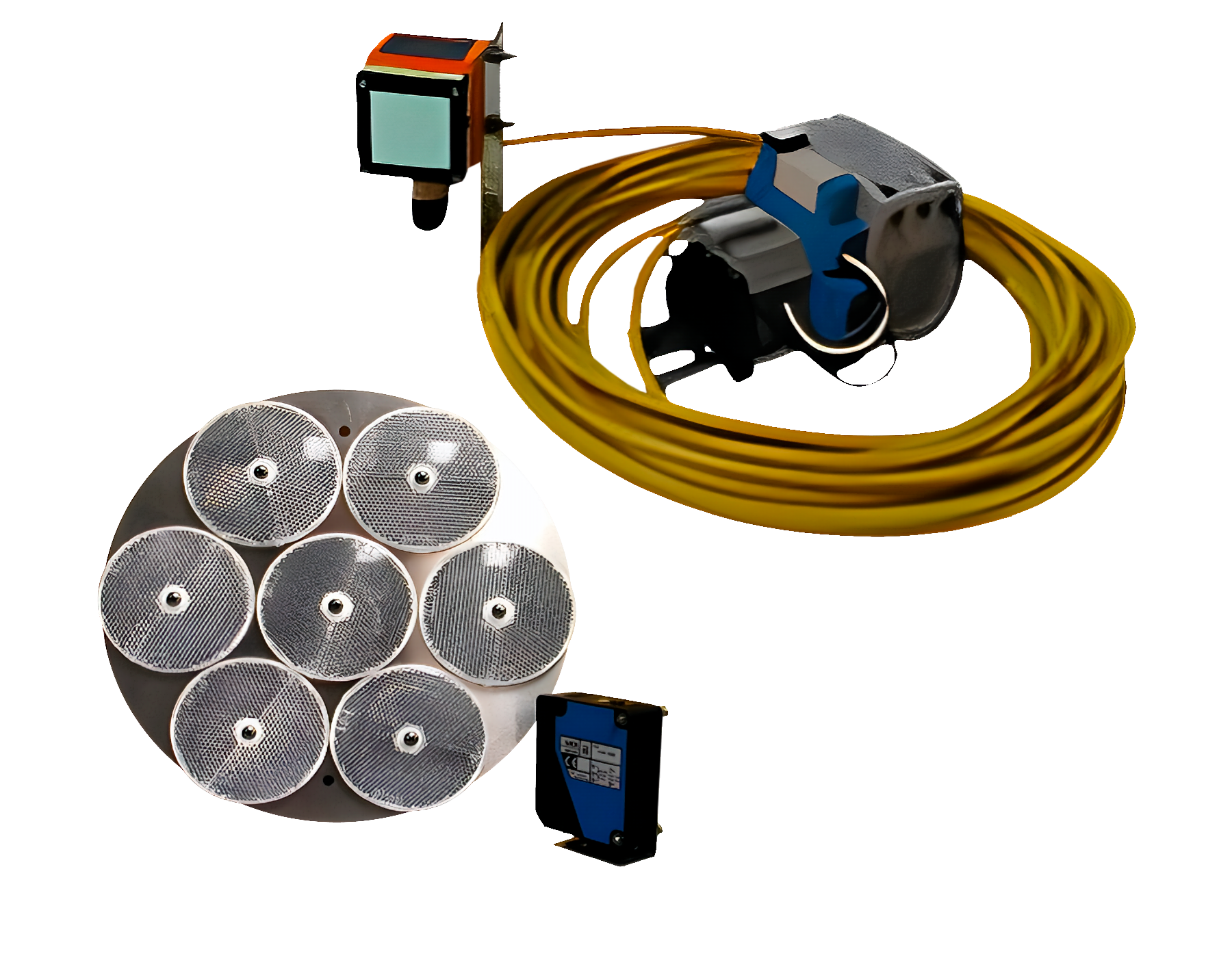Sistema anticolisión para grúa industrial